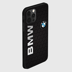 Чехол для iPhone 12 Pro BMW, цвет: 3D-черный — фото 2