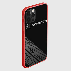 Чехол для iPhone 12 Pro CITROEN, цвет: 3D-красный — фото 2