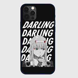 Чехол для iPhone 12 Pro ZeroTwo Darling in the Franx, цвет: 3D-черный