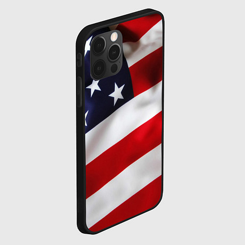 Чехол iPhone 12 Pro США USA / 3D-Черный – фото 2