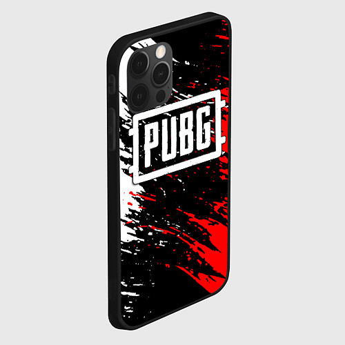 Чехол iPhone 12 Pro PUBG / 3D-Черный – фото 2