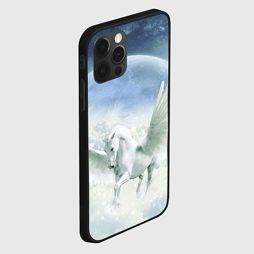 Чехол iPhone 12 Pro Пегас / 3D-Черный – фото 2