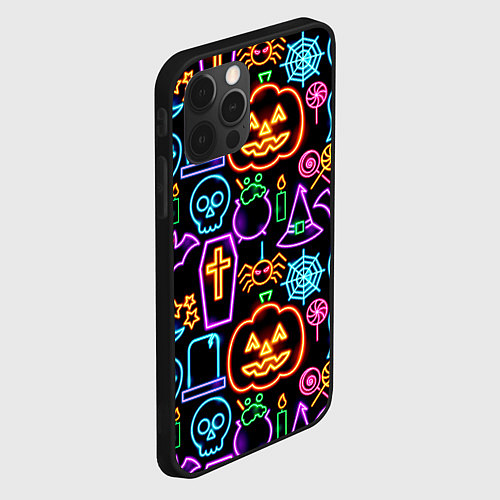 Чехол iPhone 12 Pro Halloween / 3D-Черный – фото 2