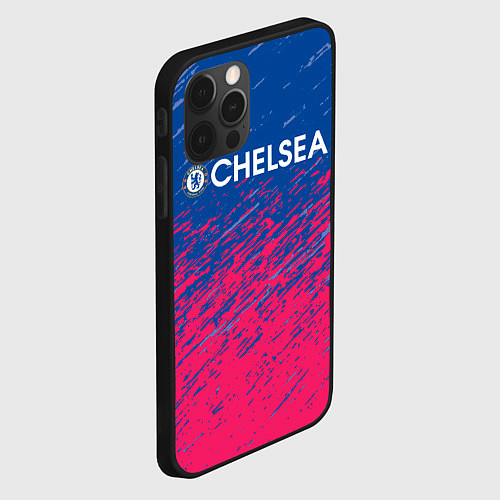 Чехол iPhone 12 Pro Chelsea Челси / 3D-Черный – фото 2
