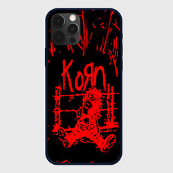 Чехол для iPhone 12 Pro Korn, цвет: 3D-черный