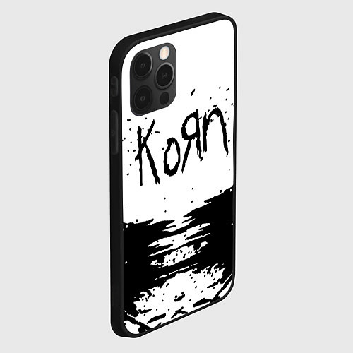 Чехол iPhone 12 Pro Korn / 3D-Черный – фото 2