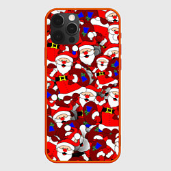 Чехол для iPhone 12 Pro Русский Санта Клаус, цвет: 3D-красный