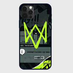 Чехол для iPhone 12 Pro WATCH DOGS: LEGION, цвет: 3D-черный