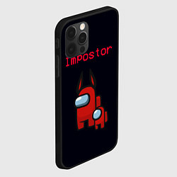 Чехол для iPhone 12 Pro Among us Impostor, цвет: 3D-черный — фото 2