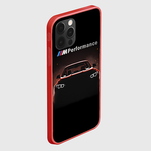 Чехол iPhone 12 Pro BMW Z / 3D-Красный – фото 2
