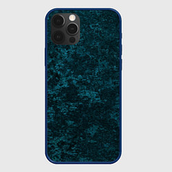Чехол для iPhone 12 Pro ТЕКСТУРА МЕТАЛЛА, цвет: 3D-тёмно-синий