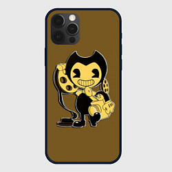 Чехол для iPhone 12 Pro Bendy And The Ink Machine, цвет: 3D-черный