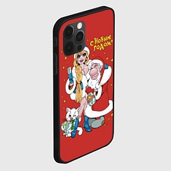 Чехол для iPhone 12 Pro С Новым годом!, цвет: 3D-черный — фото 2