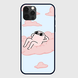Чехол для iPhone 12 Pro Мем, цвет: 3D-черный