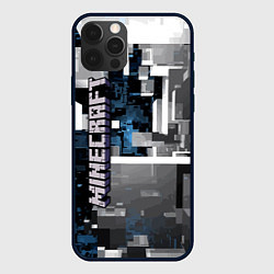 Чехол для iPhone 12 Pro Minecraft, цвет: 3D-черный