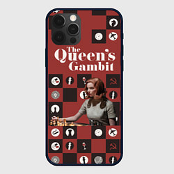Чехол для iPhone 12 Pro Ход королевы The Que, цвет: 3D-черный