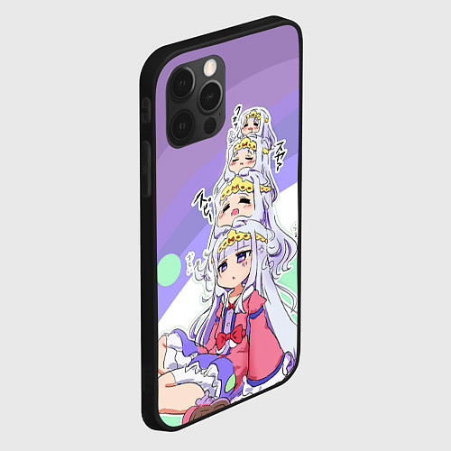 Чехол iPhone 12 Pro Сон в замке демона / 3D-Черный – фото 2