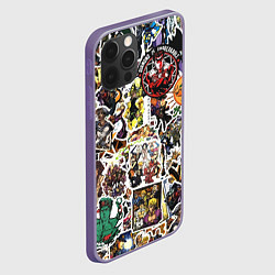 Чехол для iPhone 12 Pro JoJo’s Sticker Bombing, цвет: 3D-серый — фото 2