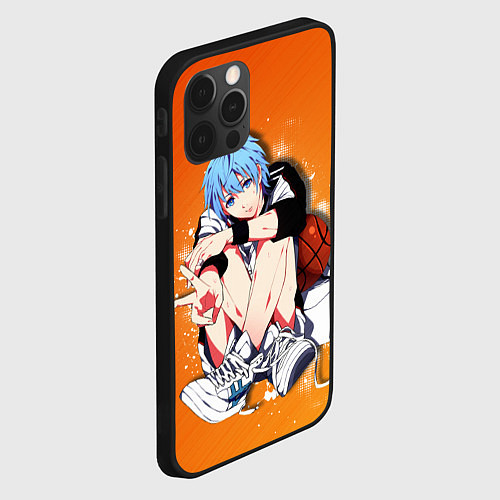 Чехол iPhone 12 Pro Баскетбол Куроко / 3D-Черный – фото 2
