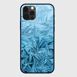 Чехол для iPhone 12 Pro Иней, цвет: 3D-черный