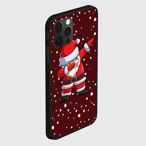 Чехол iPhone 12 Pro Dab-Santa / 3D-Черный – фото 2