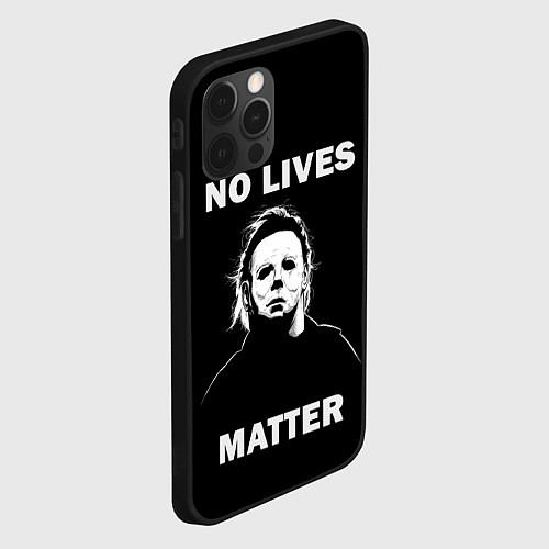 Чехол iPhone 12 Pro MICHAEL MYERS / 3D-Черный – фото 2