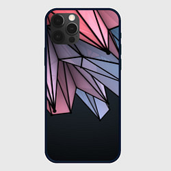 Чехол для iPhone 12 Pro ГеометриЧеский Рисунок, цвет: 3D-черный