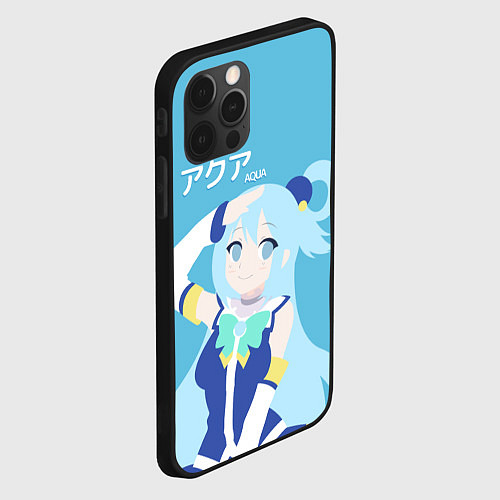 Чехол iPhone 12 Pro Aqua / 3D-Черный – фото 2