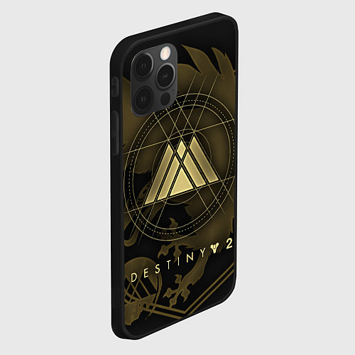 Чехол iPhone 12 Pro DESTINY, WARLOCK / 3D-Черный – фото 2