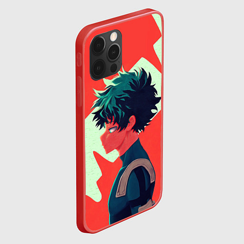 Чехол iPhone 12 Pro Мидория / 3D-Красный – фото 2