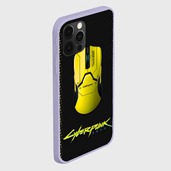 Чехол для iPhone 12 Pro Cyberpunk 2077, цвет: 3D-светло-сиреневый — фото 2