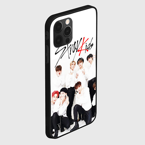 Чехол iPhone 12 Pro STRAY KIDS / 3D-Черный – фото 2