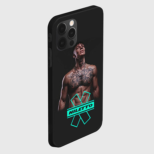 Чехол iPhone 12 Pro NILETTO / 3D-Черный – фото 2