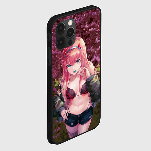 Чехол iPhone 12 Pro Zero Two / 3D-Черный – фото 2