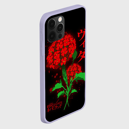 Чехол iPhone 12 Pro Обещанный Неверленд, Вида / 3D-Светло-сиреневый – фото 2