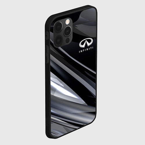 Чехол iPhone 12 Pro Infiniti / 3D-Черный – фото 2