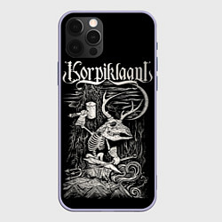 Чехол для iPhone 12 Pro Korpiklaani, цвет: 3D-светло-сиреневый