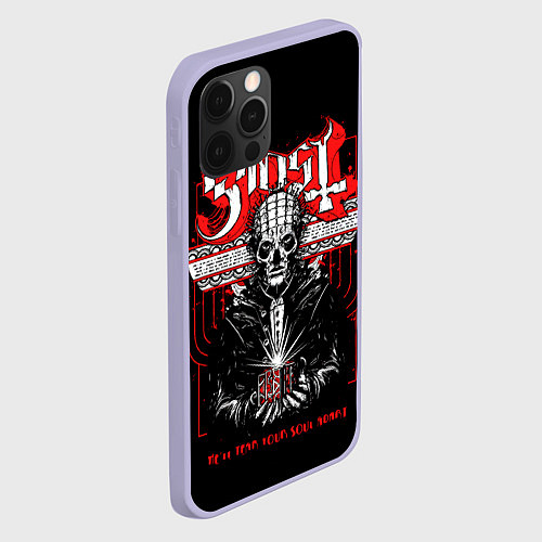 Чехол iPhone 12 Pro Ghost / 3D-Светло-сиреневый – фото 2