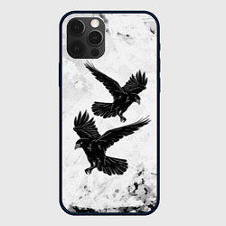 Чехол для iPhone 12 Pro Gothic crows, цвет: 3D-черный