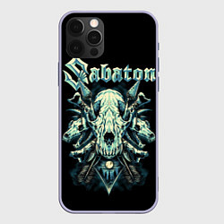 Чехол для iPhone 12 Pro Sabaton, цвет: 3D-светло-сиреневый