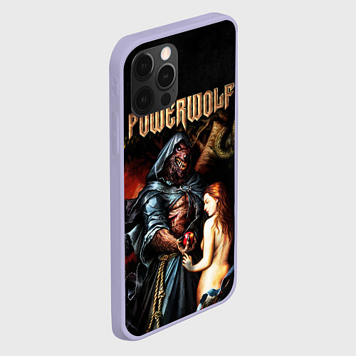 Чехол iPhone 12 Pro Powerwolf / 3D-Светло-сиреневый – фото 2