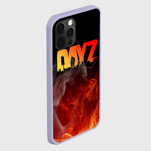 Чехол iPhone 12 Pro DAYZ ДЕЙЗИ / 3D-Светло-сиреневый – фото 2