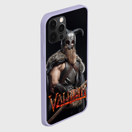 Чехол iPhone 12 Pro Valheim / 3D-Светло-сиреневый – фото 2