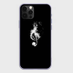 Чехол для iPhone 12 Pro Ключ из дыма, цвет: 3D-светло-сиреневый