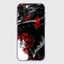 Чехол для iPhone 12 Pro BERSERK БЕРСЕРК, цвет: 3D-светло-сиреневый