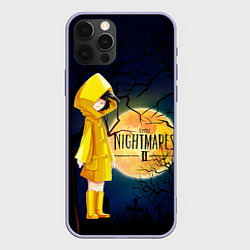 Чехол для iPhone 12 Pro Little Nightmares 2, цвет: 3D-светло-сиреневый