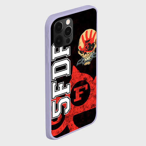 Чехол iPhone 12 Pro Five Finger Death Punch 1 / 3D-Светло-сиреневый – фото 2