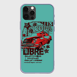 Чехол для iPhone 12 Pro CUBA CAR, цвет: 3D-светло-сиреневый
