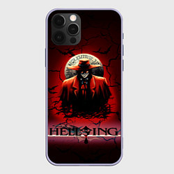 Чехол для iPhone 12 Pro HELLSING $$$, цвет: 3D-светло-сиреневый