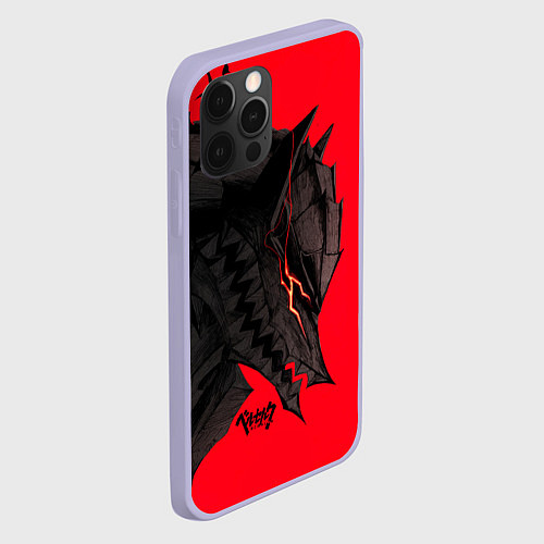 Чехол iPhone 12 Pro BERSERK БЕРСЕРК / 3D-Светло-сиреневый – фото 2